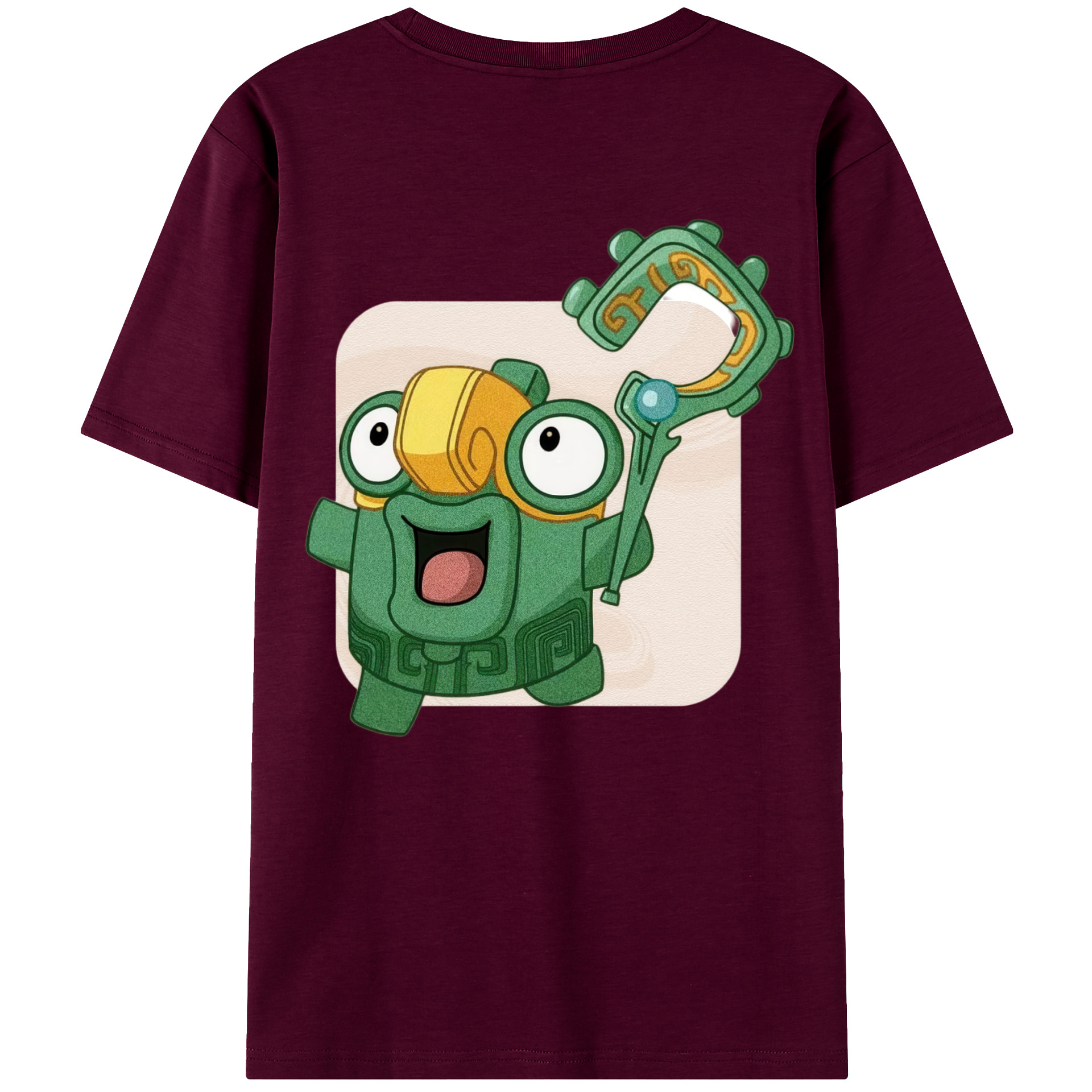 （画像用） Ne Zha 2 ナタ 魔童の大暴れ レディース半袖Tシャツ(バックプリント)